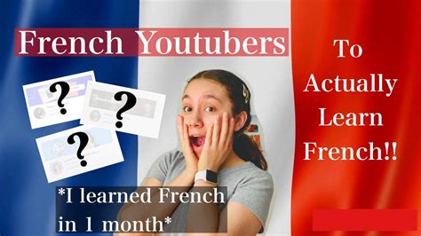 chanel in french|best youtube channels for french.